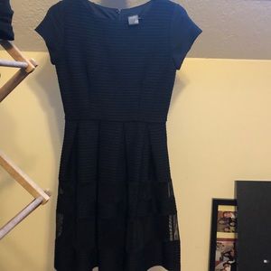 Fun black dress that you cans dress up or down!